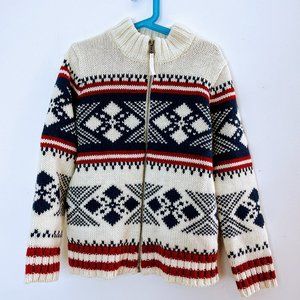 Ruum Fair Isle Child Zip Up Sweater